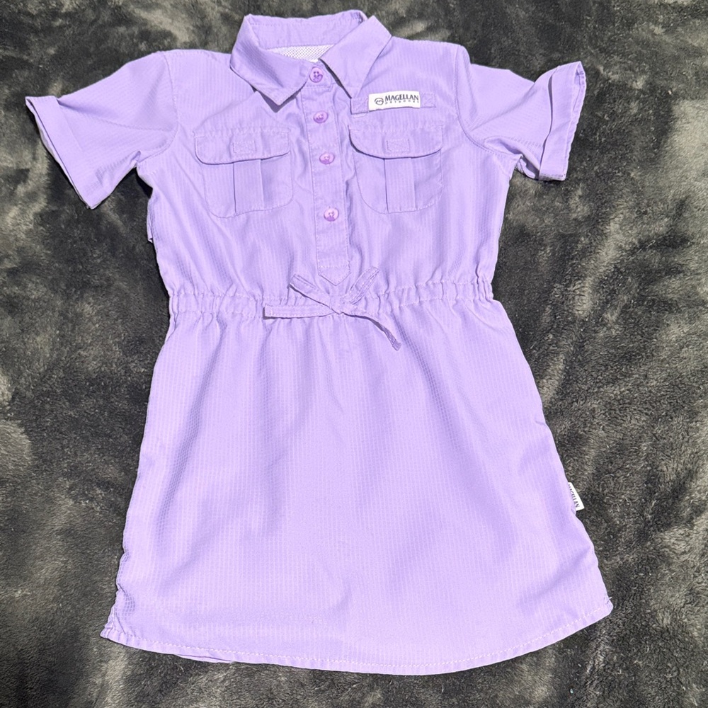 Magellan Outdoors Purple Kids Casual Dress